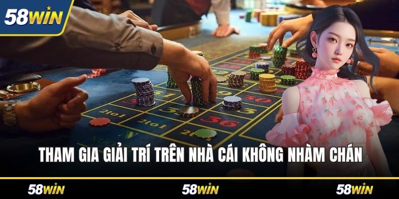 Tham gia giải trí trên nhà cái không nhàm chán